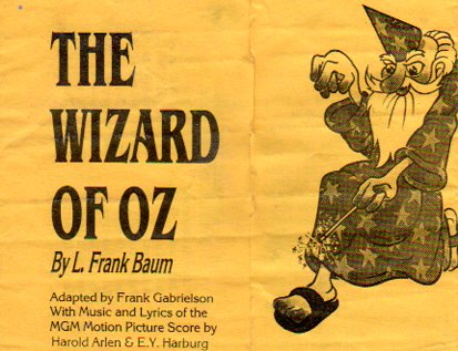 The Wizard of Oz, Dec 1986